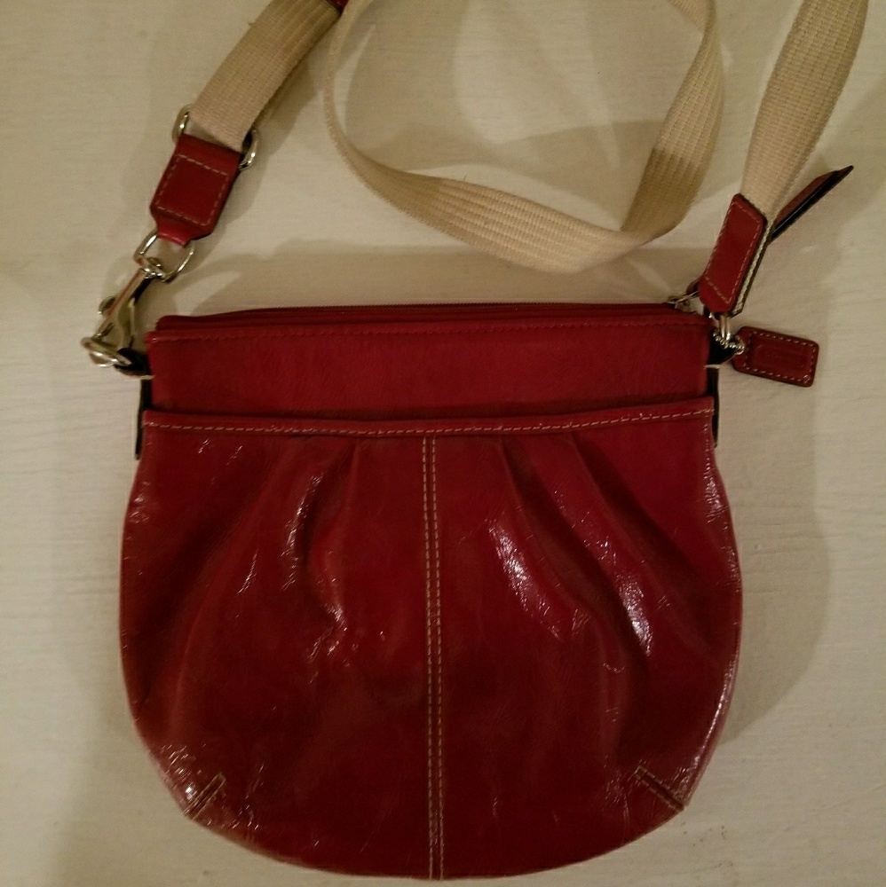 Coach red purse